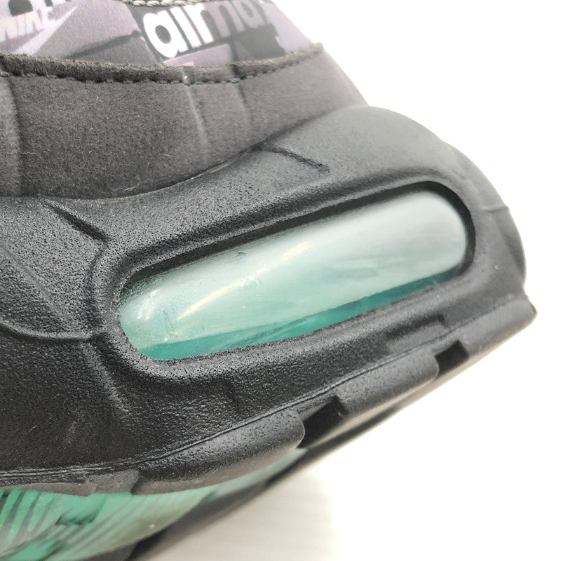 【中古品】【メンズ】 NIKE ナイキ × ATMOS アトモス AIR MAX 95 WE LOVE NIKE エア マックス 95 スニーカー 靴 160-260806-rt-14-tagh サイズ：27.5cm US9.5 カラー：BLACK/CLEAR JADE-MEDIUM ASH 万代Net店