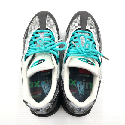 【中古品】【メンズ】 NIKE ナイキ × ATMOS アトモス AIR MAX 95 WE LOVE NIKE エア マックス 95 スニーカー 靴 160-260806-rt-14-tagh サイズ：27.5cm US9.5 カラー：BLACK/CLEAR JADE-MEDIUM ASH 万代Net店