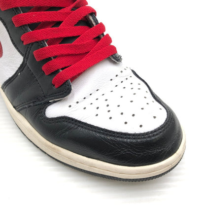 【中古品】【メンズ】 NIKE ナイキ AIR JORDAN 1 RETRO HIGH BLACK WHITE SAIL GYM RED 555088-061 エア ジョーダン 1 レトロ ハイ スニーカー 靴 160-260806-rt-18-tagh サイズ：28cm US10 カラー：BLACK/GYM RED-WHITE-SAIL 万代Net店