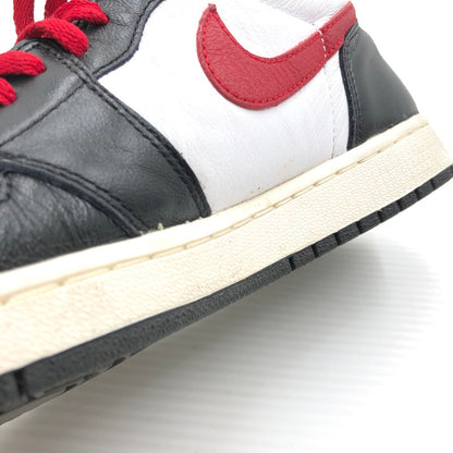 【中古品】【メンズ】 NIKE ナイキ AIR JORDAN 1 RETRO HIGH BLACK WHITE SAIL GYM RED 555088-061 エア ジョーダン 1 レトロ ハイ スニーカー 靴 160-260806-rt-18-tagh サイズ：28cm US10 カラー：BLACK/GYM RED-WHITE-SAIL 万代Net店