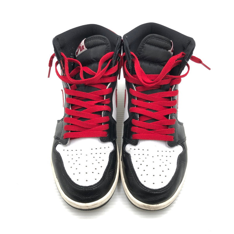 【中古品】【メンズ】 NIKE ナイキ AIR JORDAN 1 RETRO HIGH BLACK WHITE SAIL GYM RED 555088-061 エア ジョーダン 1 レトロ ハイ スニーカー 靴 160-260806-rt-18-tagh サイズ：28cm US10 カラー：BLACK/GYM RED-WHITE-SAIL 万代Net店