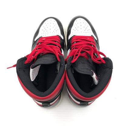 【中古品】【メンズ】 NIKE ナイキ AIR JORDAN 1 RETRO HIGH BLACK WHITE SAIL GYM RED 555088-061 エア ジョーダン 1 レトロ ハイ スニーカー 靴 160-260806-rt-18-tagh サイズ：28cm US10 カラー：BLACK/GYM RED-WHITE-SAIL 万代Net店