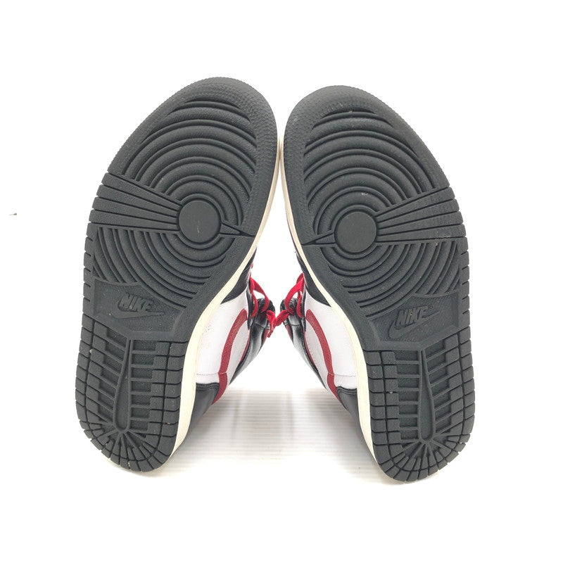 【中古品】【メンズ】 NIKE ナイキ AIR JORDAN 1 RETRO HIGH BLACK WHITE SAIL GYM RED 555088-061 エア ジョーダン 1 レトロ ハイ スニーカー 靴 160-260806-rt-18-tagh サイズ：28cm US10 カラー：BLACK/GYM RED-WHITE-SAIL 万代Net店