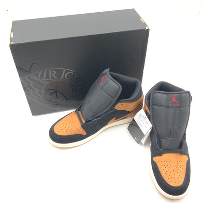 【中古美品】【メンズ】 NIKE ナイキ AIR JORDAN 1 MID SE BLACK VARSITY RED SAIL FLAX HV4091-002 エア ジョーダン ワン スニーカー 靴 160-260806-rt-15-tagh サイズ：27.5cm US9.5 カラー：BROWN/BLACK 万代Net店