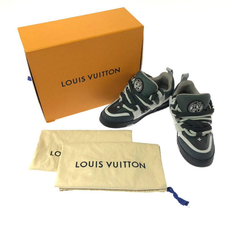【中古品】【メンズ】 LOUIS VUITTON ルイ・ヴィトン LV SKATE SNEAKER ANTHRACITE 1ABZ47 スケート スニーカー アンスライト スニーカー 179-260812-rt-10-tagh サイズ：US8.5 カラー：ブラック 万代Net店