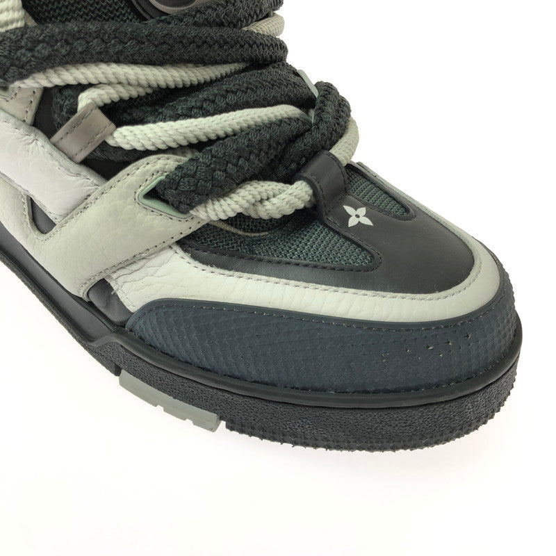 【中古品】【メンズ】 LOUIS VUITTON ルイ・ヴィトン LV SKATE SNEAKER ANTHRACITE 1ABZ47 スケート スニーカー アンスライト スニーカー 179-260812-rt-10-tagh サイズ：US8.5 カラー：ブラック 万代Net店