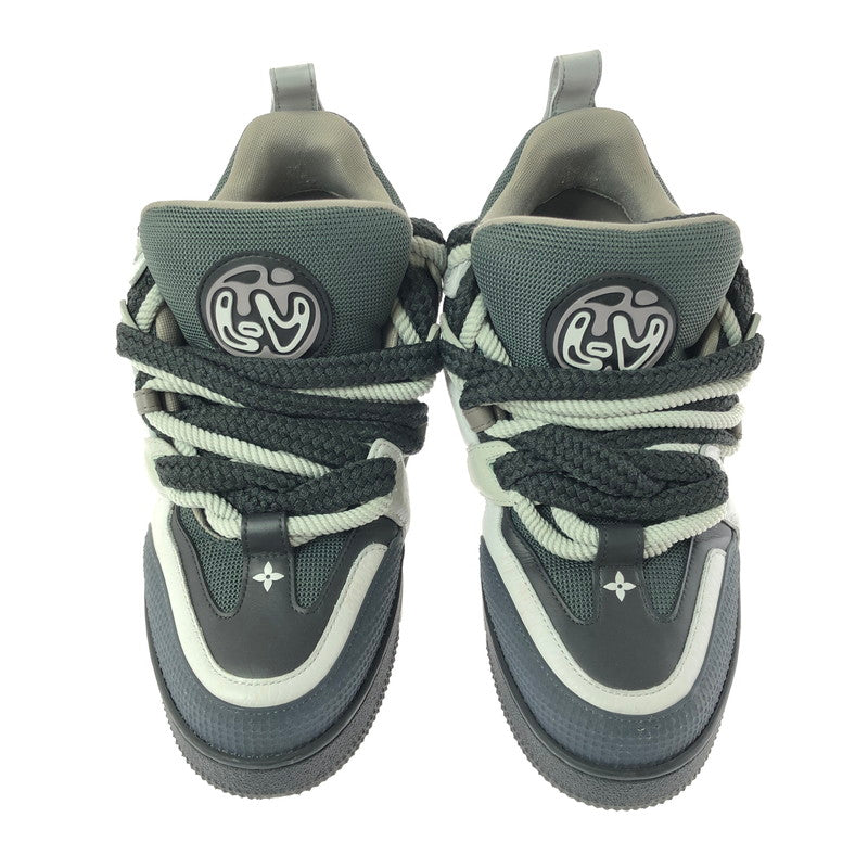【中古品】【メンズ】 LOUIS VUITTON ルイ・ヴィトン LV SKATE SNEAKER ANTHRACITE 1ABZ47 スケート スニーカー アンスライト スニーカー 179-260812-rt-10-tagh サイズ：US8.5 カラー：ブラック 万代Net店