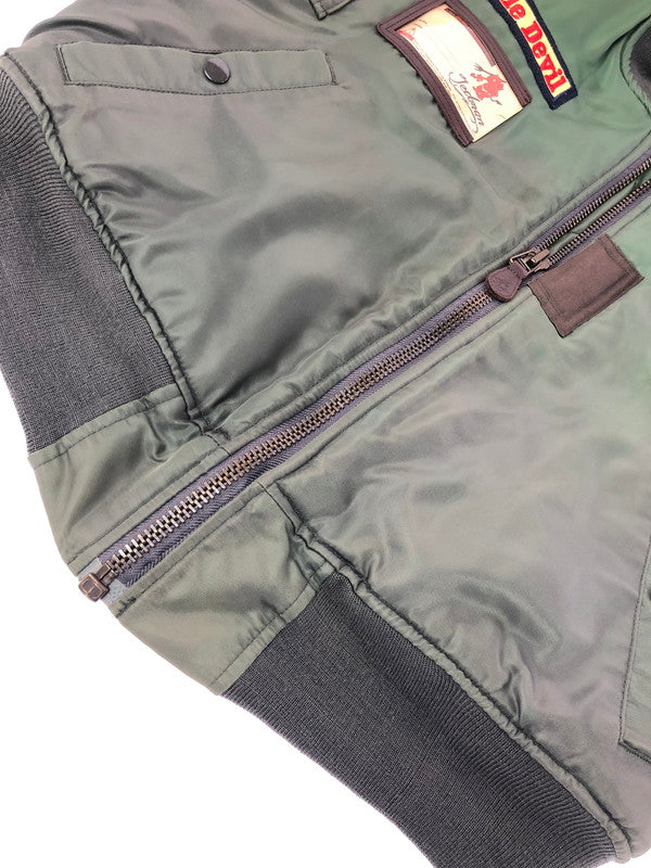 【現状渡し品】【メンズ】 TED COMPANY テッド カンパニー LIMITED EDITION MA-1 FLIGHT JACKET 2067262 リミテッド エディション フライト ジャケット アウター 145-260809-rt-08-tagh サイズ：38 カラー：オリーブ 万代Net店