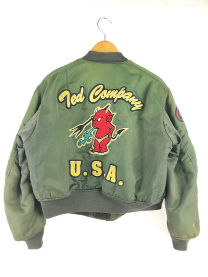 【現状渡し品】【メンズ】 TED COMPANY テッド カンパニー LIMITED EDITION MA-1 FLIGHT JACKET 2067262 リミテッド エディション フライト ジャケット アウター 145-260809-rt-08-tagh サイズ：38 カラー：オリーブ 万代Net店