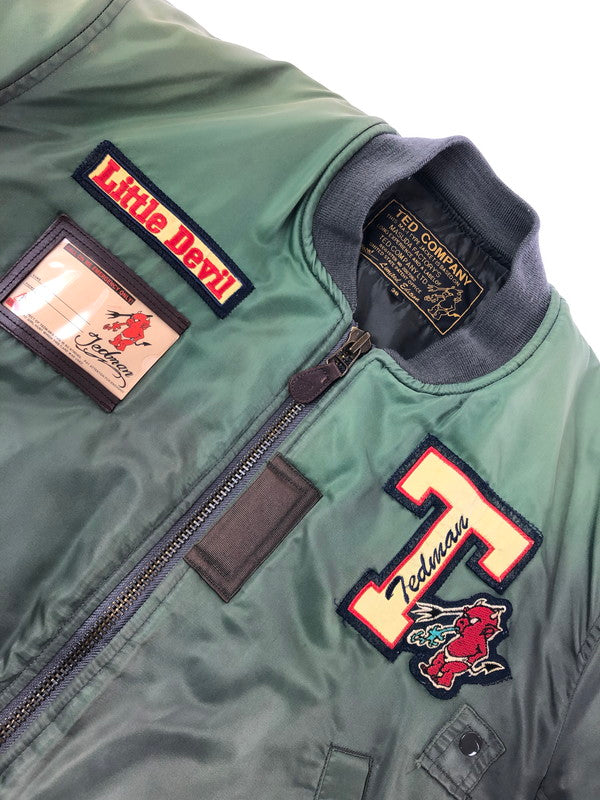 【現状渡し品】【メンズ】 TED COMPANY テッド カンパニー LIMITED EDITION MA-1 FLIGHT JACKET 2067262 リミテッド エディション フライト ジャケット アウター 145-260809-rt-08-tagh サイズ：38 カラー：オリーブ 万代Net店