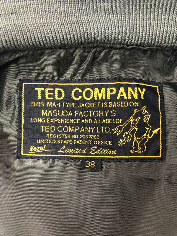 【現状渡し品】【メンズ】 TED COMPANY テッド カンパニー LIMITED EDITION MA-1 FLIGHT JACKET 2067262 リミテッド エディション フライト ジャケット アウター 145-260809-rt-08-tagh サイズ：38 カラー：オリーブ 万代Net店