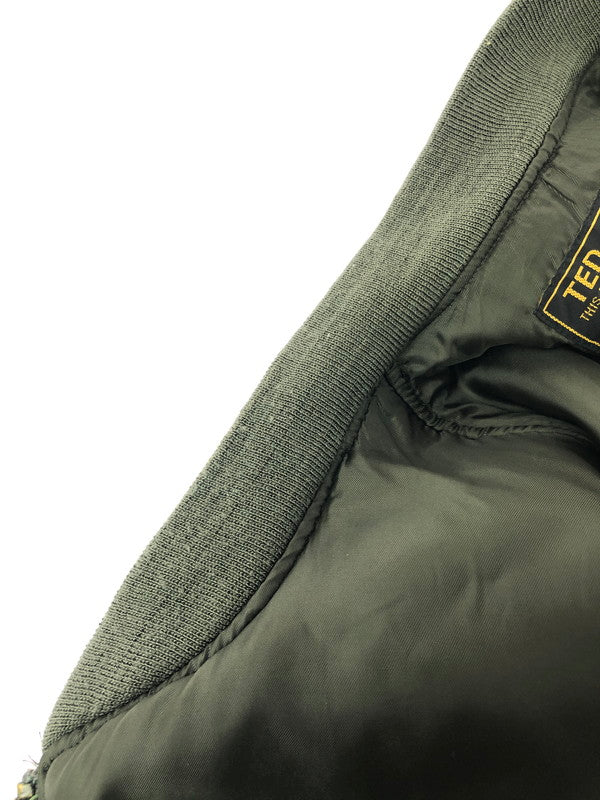 【現状渡し品】【メンズ】 TED COMPANY テッド カンパニー LIMITED EDITION MA-1 FLIGHT JACKET 2067262 リミテッド エディション フライト ジャケット アウター 145-260809-rt-08-tagh サイズ：38 カラー：オリーブ 万代Net店
