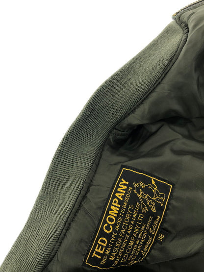 【現状渡し品】【メンズ】 TED COMPANY テッド カンパニー LIMITED EDITION MA-1 FLIGHT JACKET 2067262 リミテッド エディション フライト ジャケット アウター 145-260809-rt-08-tagh サイズ：38 カラー：オリーブ 万代Net店