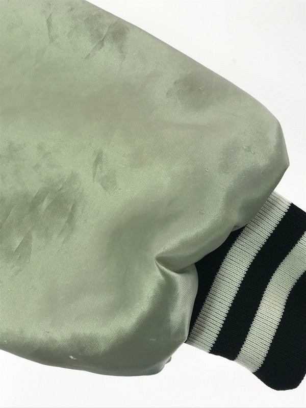 【現状渡し品】【メンズ】 KING LOUIE PRO FIT キング ルイ プロ フィット 80's NYLON STADIUM JACKET 80年代 ナイロン スタジアム ジャケット USA製 ヴィンテージ 146-260917-rt-46-tagh サイズ：L カラー：グレーシルバー 万代Net店