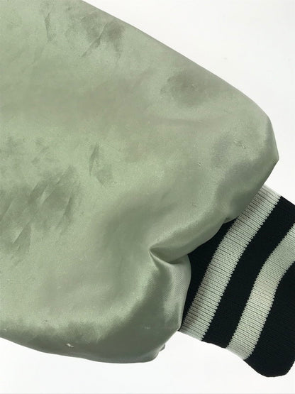 【現状渡し品】【メンズ】 KING LOUIE PRO FIT キング ルイ プロ フィット 80's NYLON STADIUM JACKET 80年代 ナイロン スタジアム ジャケット USA製 ヴィンテージ 146-260917-rt-46-tagh サイズ：L カラー：グレーシルバー 万代Net店