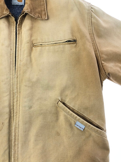 【中古品】【メンズ】 CARHARTT カーハート BLANKET LINER DETROIT JACKET 1889-1989 100周年モデル ブランケット ライナー デトロイト ジャケット アウター 146-260809-rt-07-tagh サイズ：不明 下記参照 カラー：キャメル 万代Net店