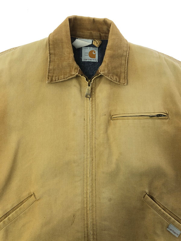 【中古品】【メンズ】 CARHARTT カーハート BLANKET LINER DETROIT JACKET 1889-1989 100周年モデル ブランケット ライナー デトロイト ジャケット アウター 146-260809-rt-07-tagh サイズ：不明 下記参照 カラー：キャメル 万代Net店