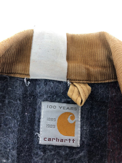 【中古品】【メンズ】 CARHARTT カーハート BLANKET LINER DETROIT JACKET 1889-1989 100周年モデル ブランケット ライナー デトロイト ジャケット アウター 146-260809-rt-07-tagh サイズ：不明 下記参照 カラー：キャメル 万代Net店