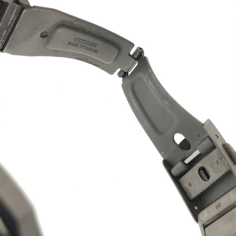 【中古品】【メンズ】 CITIZEN シチズン ECO-DRIVE TITANIUM エコドライブチタニウム H500-003TR02 白文字盤 腕時計 時計 197-260806-su-04-tagh カラー：シルバー 万代Net店