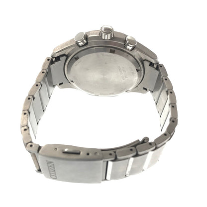 【中古品】【メンズ】 CITIZEN シチズン ECO-DRIVE TITANIUM エコドライブチタニウム H500-003TR02 白文字盤 腕時計 時計 197-260806-su-04-tagh カラー：シルバー 万代Net店