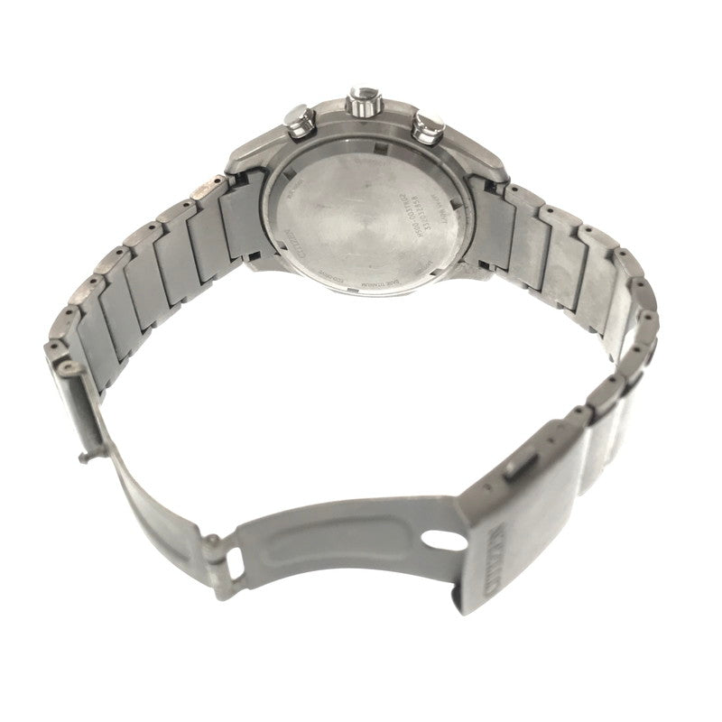 【中古品】【メンズ】 CITIZEN シチズン ECO-DRIVE TITANIUM エコドライブチタニウム H500-003TR02 白文字盤 腕時計 時計 197-260806-su-04-tagh カラー：シルバー 万代Net店
