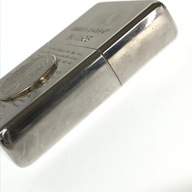 【中古品】【メンズ】 ZIPPO ジッポ LIMITED EDITION NO.1105 LINCOIN PENNY OIL LIGHTER リンカーン ペニー オイル ライター 喫煙具 206-260812-rt-15-tagh カラー：シルバー 万代Net店