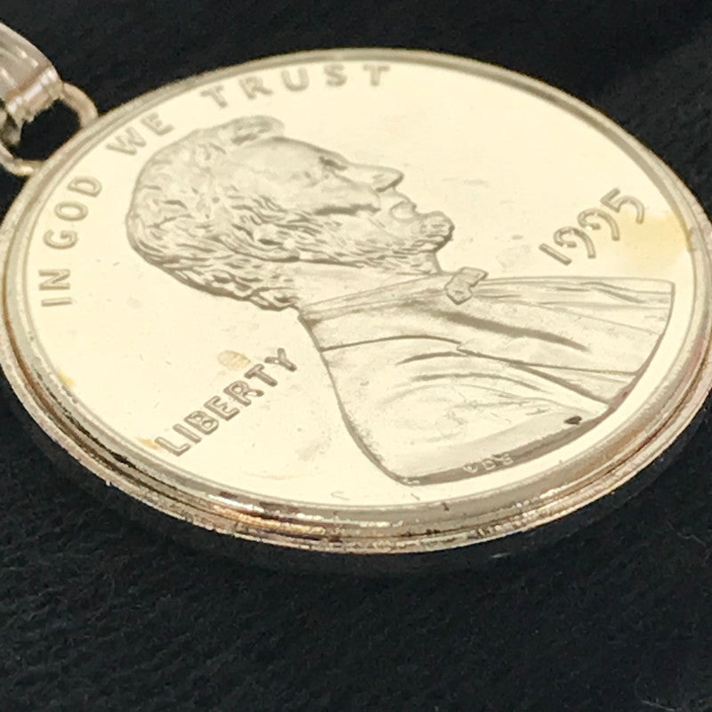 【中古品】【メンズ】 ZIPPO ジッポ LIMITED EDITION NO.1105 LINCOIN PENNY OIL LIGHTER リンカーン ペニー オイル ライター 喫煙具 206-260812-rt-15-tagh カラー：シルバー 万代Net店