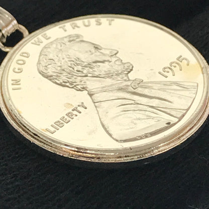 【中古品】【メンズ】 ZIPPO ジッポ LIMITED EDITION NO.1105 LINCOIN PENNY OIL LIGHTER リンカーン ペニー オイル ライター 喫煙具 206-260812-rt-15-tagh カラー：シルバー 万代Net店
