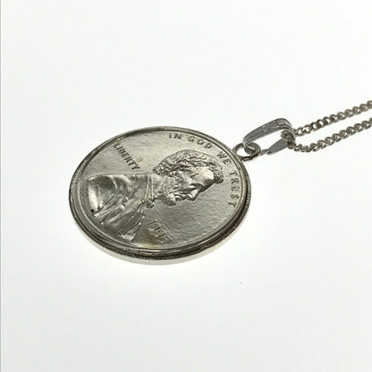 【中古品】【メンズ】 ZIPPO ジッポ LIMITED EDITION NO.1105 LINCOIN PENNY OIL LIGHTER リンカーン ペニー オイル ライター 喫煙具 206-260812-rt-15-tagh カラー：シルバー 万代Net店