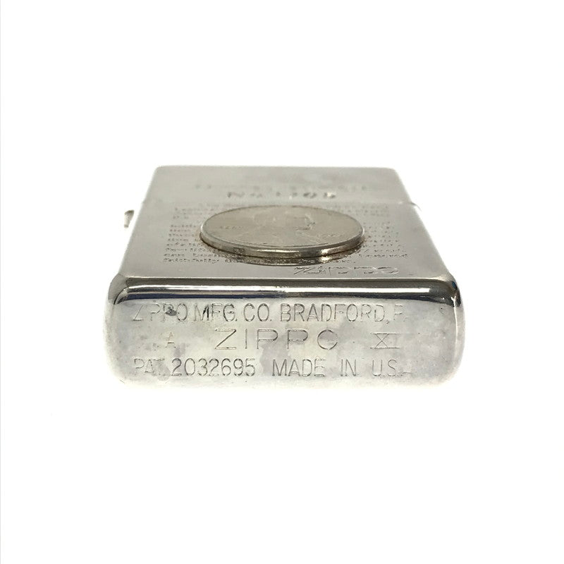 【中古品】【メンズ】 ZIPPO ジッポ LIMITED EDITION NO.1105 LINCOIN PENNY OIL LIGHTER リンカーン ペニー オイル ライター 喫煙具 206-260812-rt-15-tagh カラー：シルバー 万代Net店