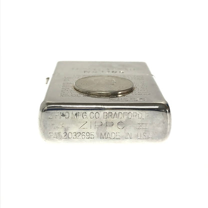 【中古品】【メンズ】 ZIPPO ジッポ LIMITED EDITION NO.1105 LINCOIN PENNY OIL LIGHTER リンカーン ペニー オイル ライター 喫煙具 206-260812-rt-15-tagh カラー：シルバー 万代Net店