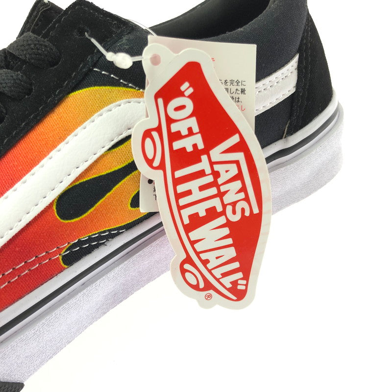 【中古品】【レディース】 VANS バンズ × ELLEGARDEN エルレ ガーデン OLD SKOOL BLACK FLAME オールド スクール ブラック フレーム スニーカー 靴 166-260812-rt-07-tagh サイズ：24.5cm US6H カラー：ブラック 万代Net店