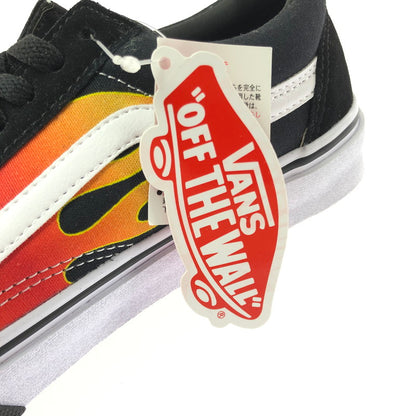【中古品】【レディース】 VANS バンズ × ELLEGARDEN エルレ ガーデン OLD SKOOL BLACK FLAME オールド スクール ブラック フレーム スニーカー 靴 166-260812-rt-07-tagh サイズ：24.5cm US6H カラー：ブラック 万代Net店