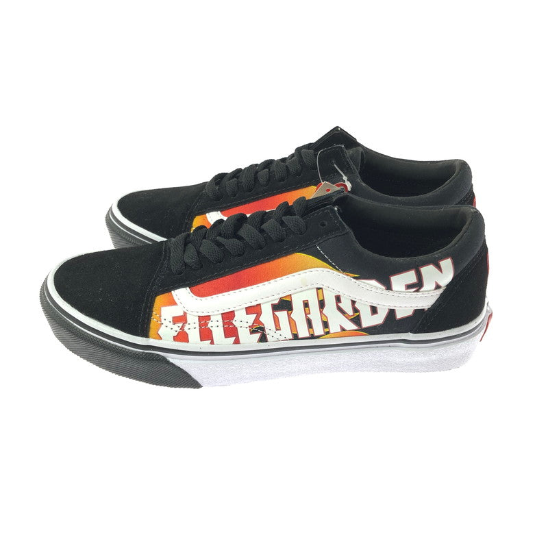 【中古品】【レディース】 VANS バンズ × ELLEGARDEN エルレ ガーデン OLD SKOOL BLACK FLAME オールド スクール ブラック フレーム スニーカー 靴 166-260812-rt-07-tagh サイズ：24.5cm US6H カラー：ブラック 万代Net店