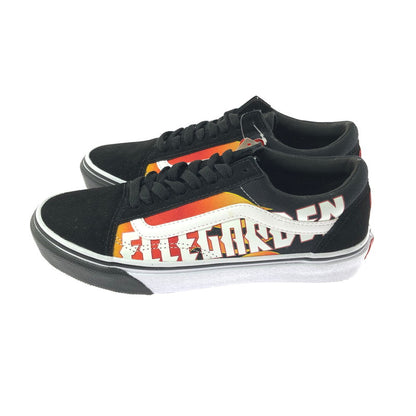 【中古品】【レディース】 VANS バンズ × ELLEGARDEN エルレ ガーデン OLD SKOOL BLACK FLAME オールド スクール ブラック フレーム スニーカー 靴 166-260812-rt-07-tagh サイズ：24.5cm US6H カラー：ブラック 万代Net店