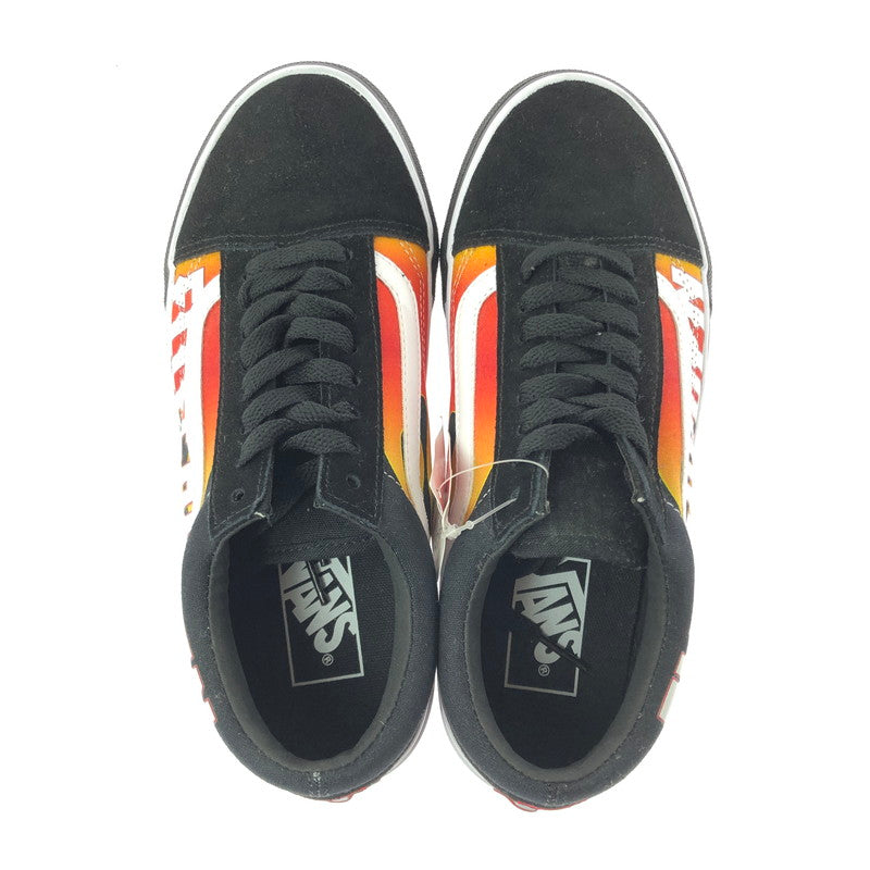 【中古品】【レディース】 VANS バンズ × ELLEGARDEN エルレ ガーデン OLD SKOOL BLACK FLAME オールド スクール ブラック フレーム スニーカー 靴 166-260812-rt-07-tagh サイズ：24.5cm US6H カラー：ブラック 万代Net店