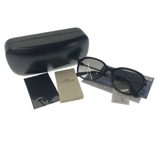 【中古美品】【メンズ】 COACH コーチ SUNGLASSES HC8332D サングラス アイウェア アクセサリー 183-260808-rt-29-tagh サイズ：56ロ17 145 カラー：ブラック 万代Net店