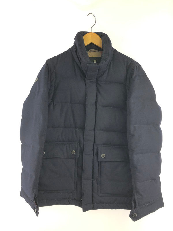 【中古品】【メンズ】 BLACK LABEL CRESTBRIDGE ブラックレーベル・クレストブリッジ WOOL DOWN JACKET ウール ダウン ジャケット アウター 141-260809-rt-09-tagh サイズ：L カラー：ネイビー 万代Net店