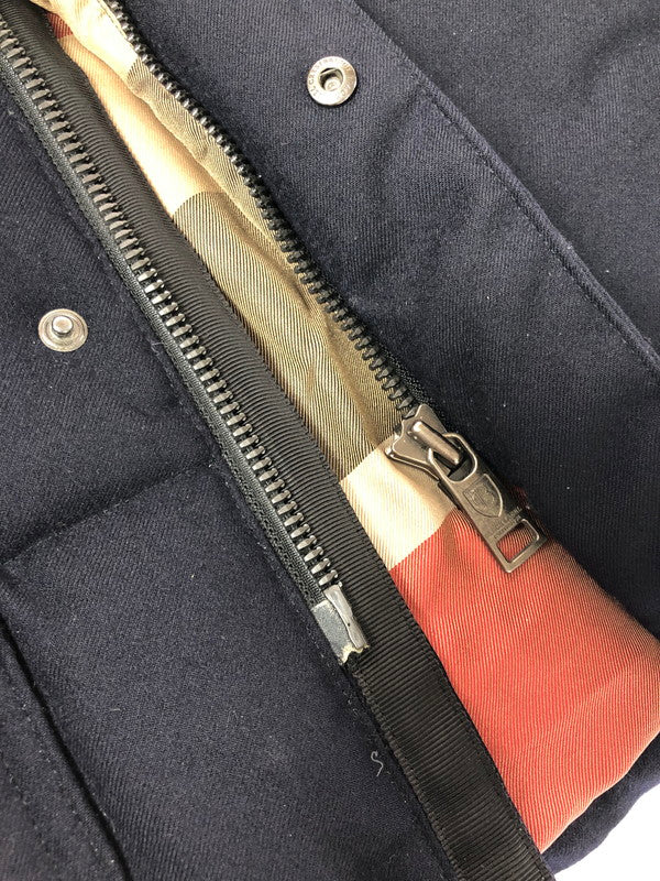 【中古品】【メンズ】 BLACK LABEL CRESTBRIDGE ブラックレーベル・クレストブリッジ WOOL DOWN JACKET ウール ダウン ジャケット アウター 141-260809-rt-09-tagh サイズ：L カラー：ネイビー 万代Net店