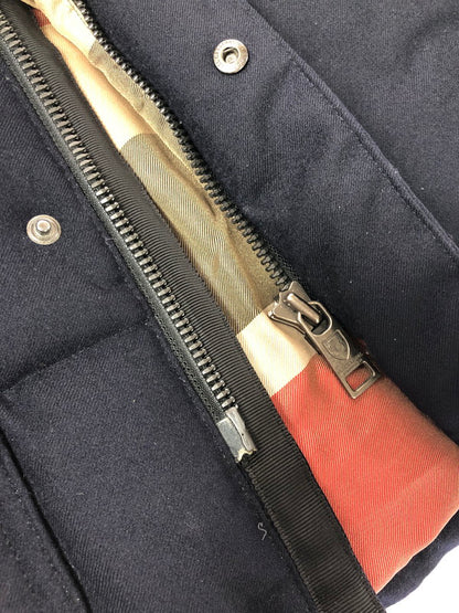 【中古品】【メンズ】 BLACK LABEL CRESTBRIDGE ブラックレーベル・クレストブリッジ WOOL DOWN JACKET ウール ダウン ジャケット アウター 141-260809-rt-09-tagh サイズ：L カラー：ネイビー 万代Net店