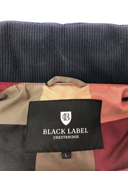 【中古品】【メンズ】 BLACK LABEL CRESTBRIDGE ブラックレーベル・クレストブリッジ WOOL DOWN JACKET ウール ダウン ジャケット アウター 141-260809-rt-09-tagh サイズ：L カラー：ネイビー 万代Net店