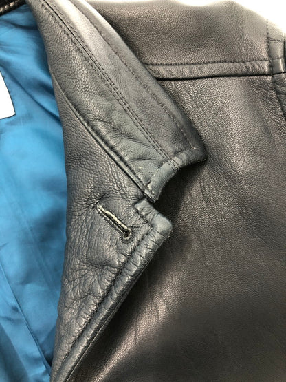 【中古品】【メンズ】 MEN'S BIGI メンズビギ LAMB LEATHER JACKET M0113LJM901 ラム レザー ジャケット アウター 147-260815-rt-08-tagh サイズ：1 カラー：ダークグレー 万代Net店