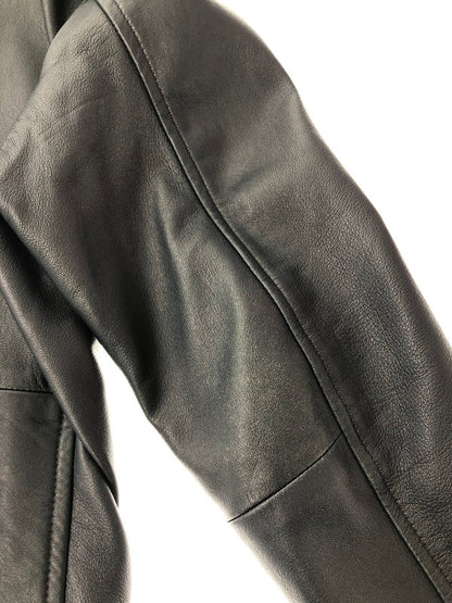 【中古品】【メンズ】 MEN'S BIGI メンズビギ LAMB LEATHER JACKET M0113LJM901 ラム レザー ジャケット アウター 147-260815-rt-08-tagh サイズ：1 カラー：ダークグレー 万代Net店