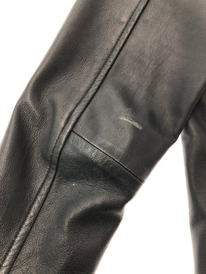 【中古品】【メンズ】 MEN'S BIGI メンズビギ LAMB LEATHER JACKET M0113LJM901 ラム レザー ジャケット アウター 147-260815-rt-08-tagh サイズ：1 カラー：ダークグレー 万代Net店
