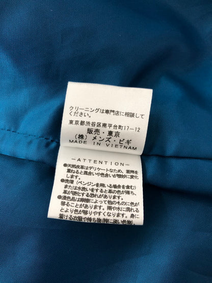 【中古品】【メンズ】 MEN'S BIGI メンズビギ LAMB LEATHER JACKET M0113LJM901 ラム レザー ジャケット アウター 147-260815-rt-08-tagh サイズ：1 カラー：ダークグレー 万代Net店