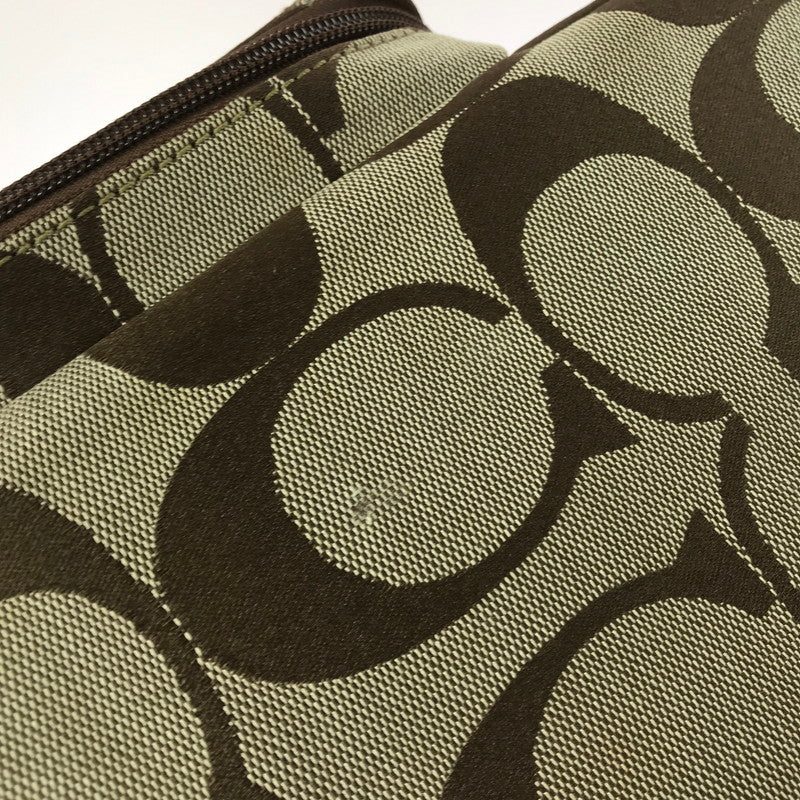 【中古品】【メンズ】 COACH コーチ SIGNATURE CARRY-ON CASE F77020 シグネチャー キャリーケース 183-260813-rt-10-tagh カラー：ブラウン 万代Net店