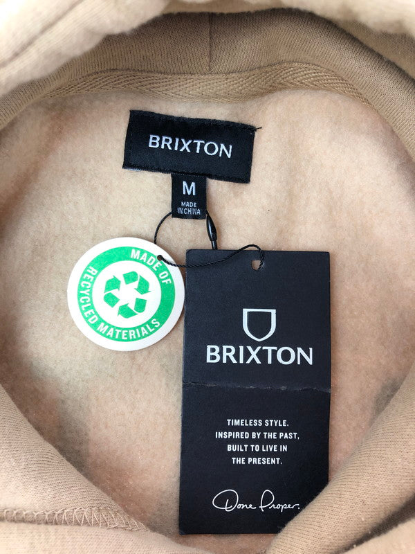 【中古品】【メンズ】 BRIXTON ブリクストン HUBAL HOODIE SAND 22595 ハブアルフーディー ストリート スケートスタイル 142-260822-su-10-tagh サイズ：M カラー：サンドカラー 万代Net店