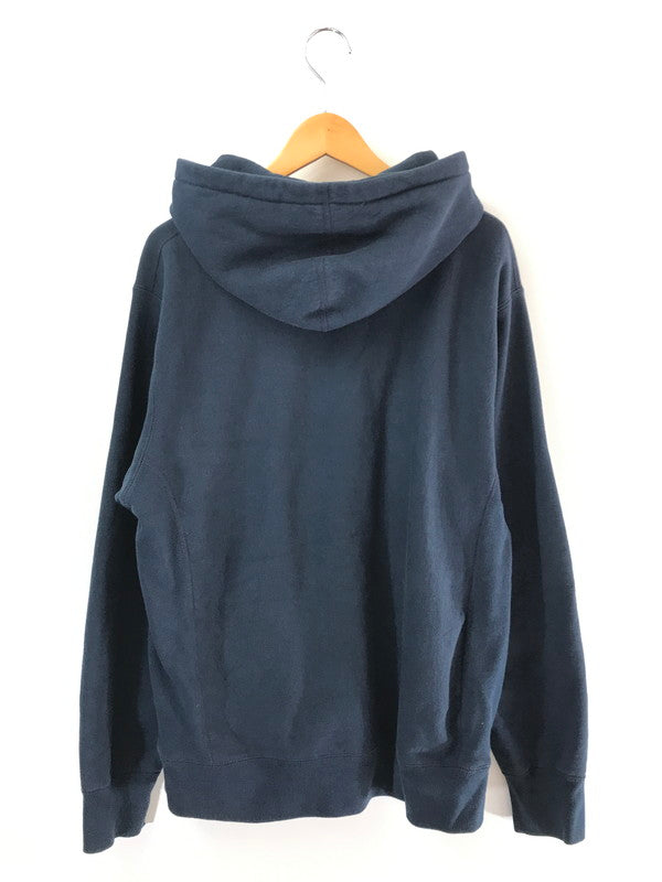 【中古品】【メンズ】 SUPREME シュプリーム 17AW ARABIC LOGO HOODED SWEATSHIRT アラビック ロゴ フーデッド スウェットシャツ パーカー トップス 149-260808-rt-09-tagh サイズ：L カラー：ネイビー 万代Net店