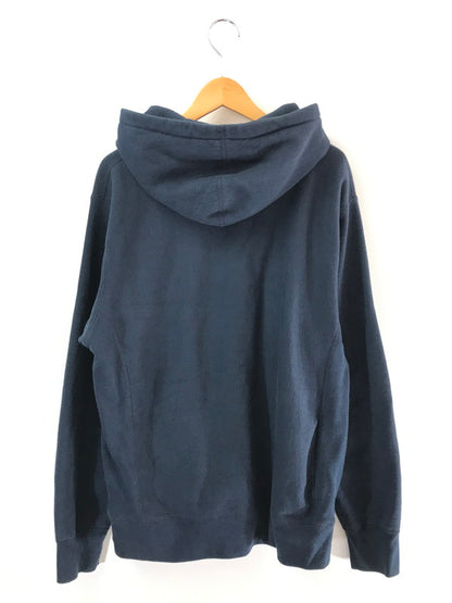【中古品】【メンズ】 SUPREME シュプリーム 17AW ARABIC LOGO HOODED SWEATSHIRT アラビック ロゴ フーデッド スウェットシャツ パーカー トップス 149-260808-rt-09-tagh サイズ：L カラー：ネイビー 万代Net店