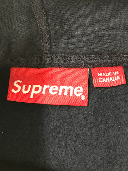 【中古品】【メンズ】 SUPREME シュプリーム 17AW ARABIC LOGO HOODED SWEATSHIRT アラビック ロゴ フーデッド スウェットシャツ パーカー トップス 149-260808-rt-09-tagh サイズ：L カラー：ネイビー 万代Net店
